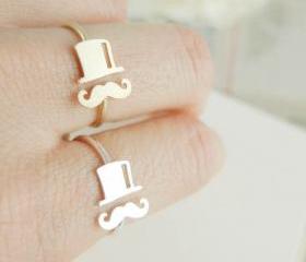 mustache ring
